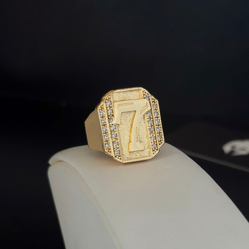 Anel 7 Banhado a Ouro 18K