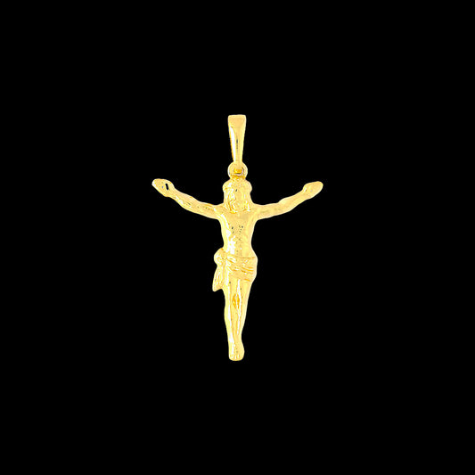 Pingente Cristo Banhado a Ouro 18K