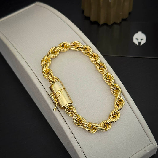 Pulseira Baiana 8mm Banhado a Ouro 18K