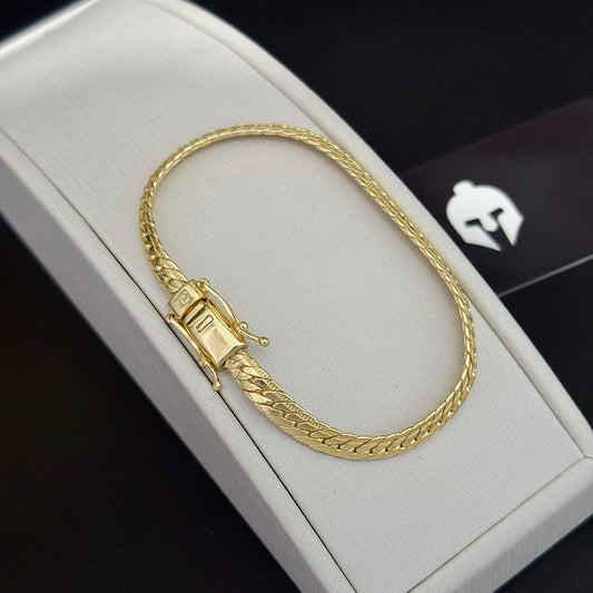 Pulseira Premium 5mm Banhada a Ouro 18K