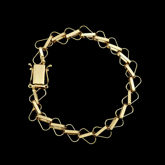 Pulseira Balão 8mm Banhada a Ouro 18K