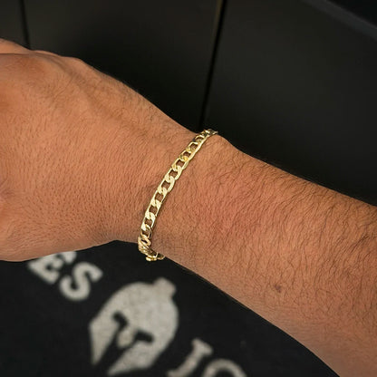 Pulseira Grumet 6.5mm Banhado a Ouro 18K