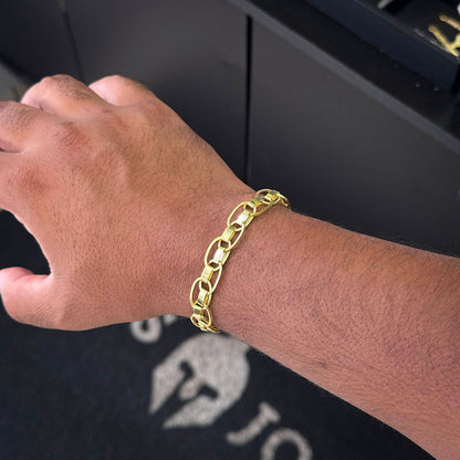 Pulseira Imperador Banhado a Ouro 18K