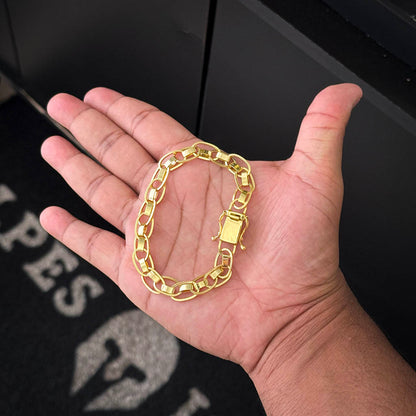 Pulseira Imperador Banhado a Ouro 18K