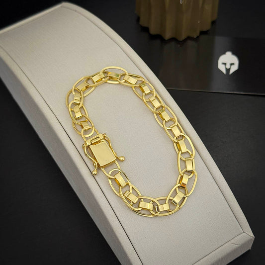 Pulseira Imperador Banhado a Ouro 18K