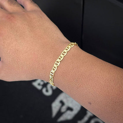 Pulseira Piastrini 6mm Banhada a Ouro 18K