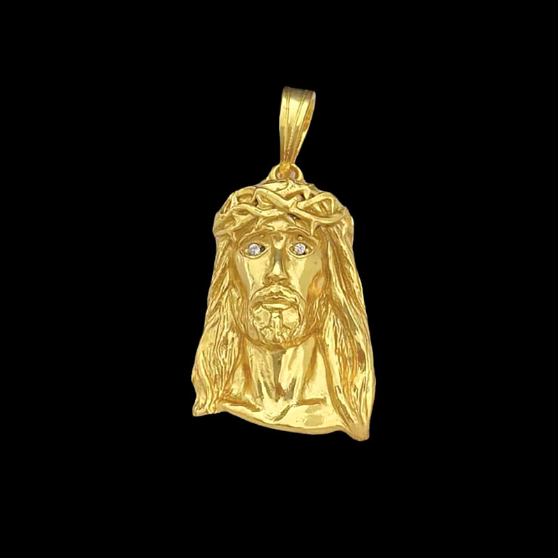 Pingente Jesus Cristo Banhado a Ouro 18K